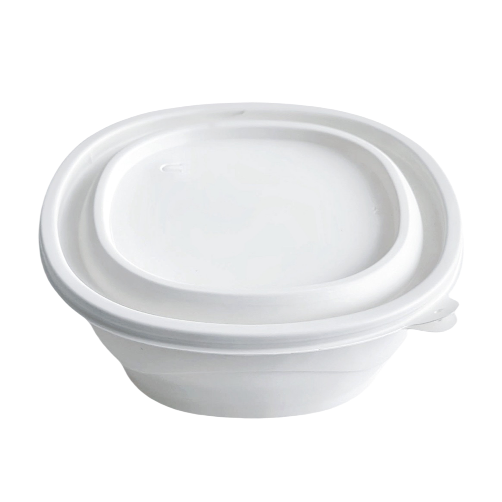 LIYI Disposable Bowl with Lid, 350ml / 12oz, BPA Free