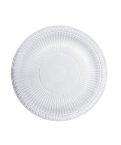 LIYI Disposable Round Plate, 10 Inch, Bamboo Fillers, 150 Pack