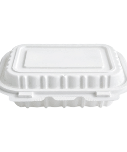 LIYI Disposable Lunch Box, 1-Compartment, 600ml / 20oz, BPA-Free, 50 Pack