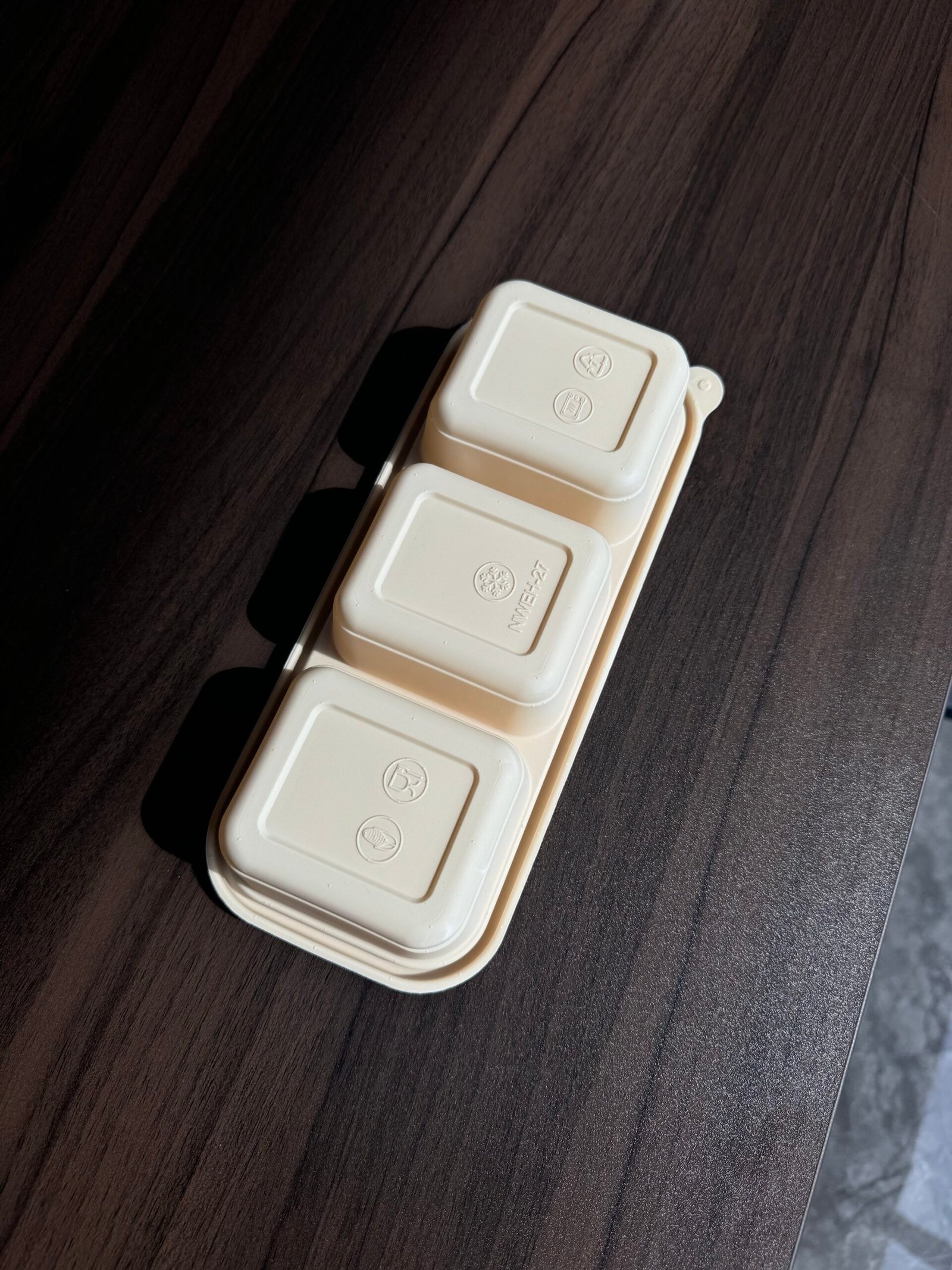 LIYI MFPP Compartment Tray, 3-Compartment, 500ml / 17oz BPA-Free - Image 2